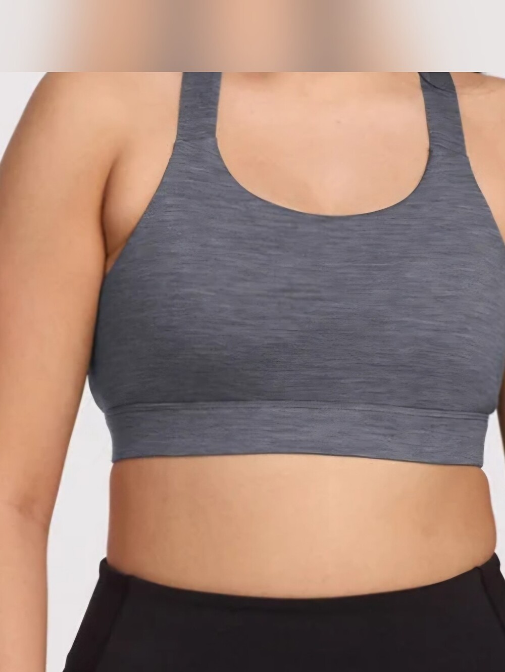 all in motion Grey Heather Seamless Sports Bra